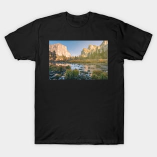 Yosemite Valley at Merced T-Shirt